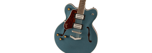 Gretsch G2622LH Streamliner Center Block Double-Cut w/ V-Stoptail, Left-Handed, Broad'Tron BT-3S Pickups, Laurel Fingerboard, Gunmetal