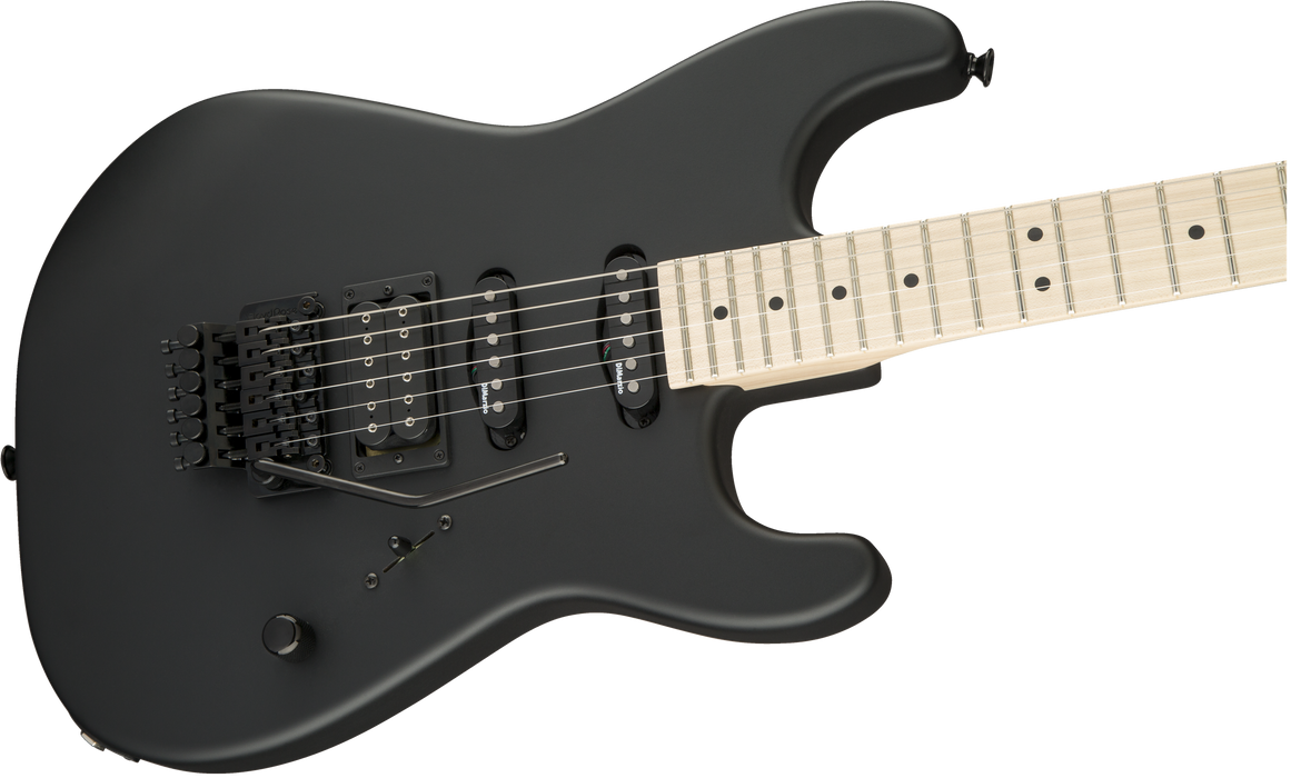 Charvel USA Select San Dimas Style 1 HSS FR, Maple Fingerboard, Pitch Black