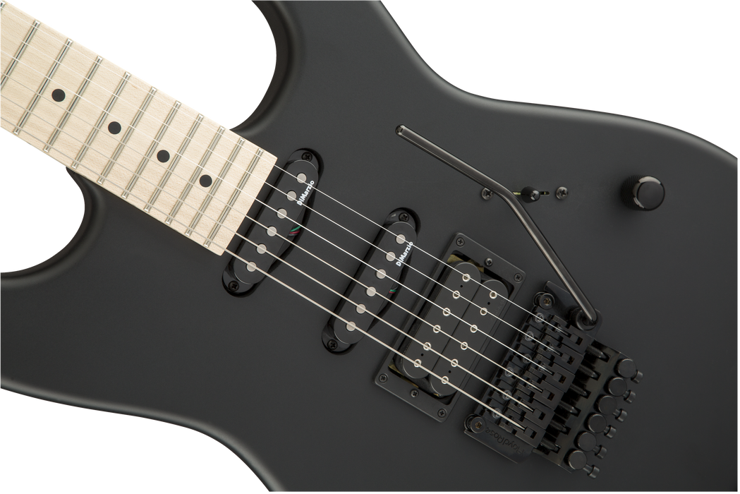 Charvel USA Select San Dimas Style 1 HSS FR, Maple Fingerboard, Pitch Black