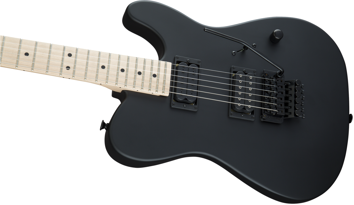 Charvel USA Select San Dimas Style 2 HH FR, Maple Fingerboard, Pitch Black