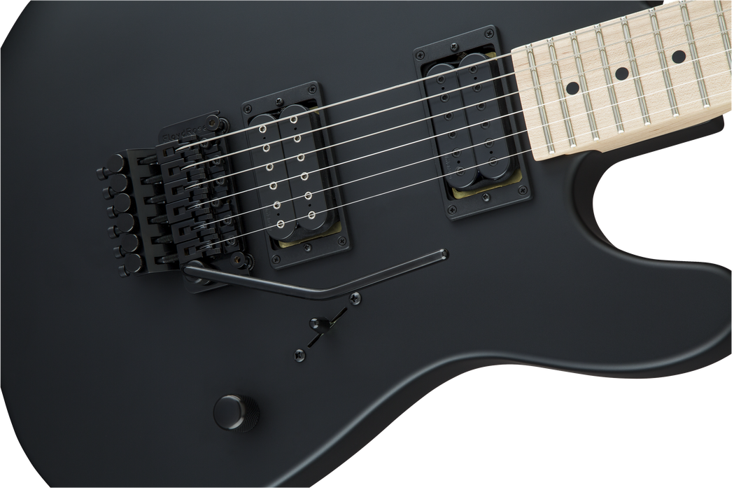 Charvel USA Select San Dimas Style 2 HH FR, Maple Fingerboard, Pitch Black