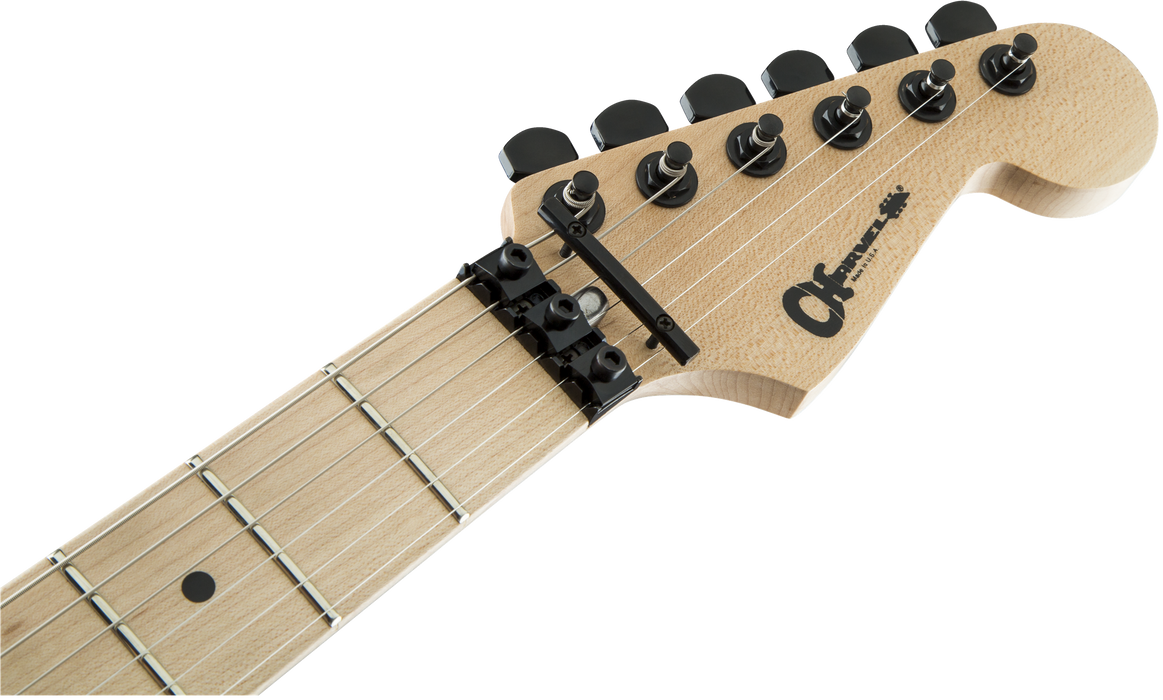 Charvel USA Select San Dimas Style 2 HH FR, Maple Fingerboard, Pitch Black