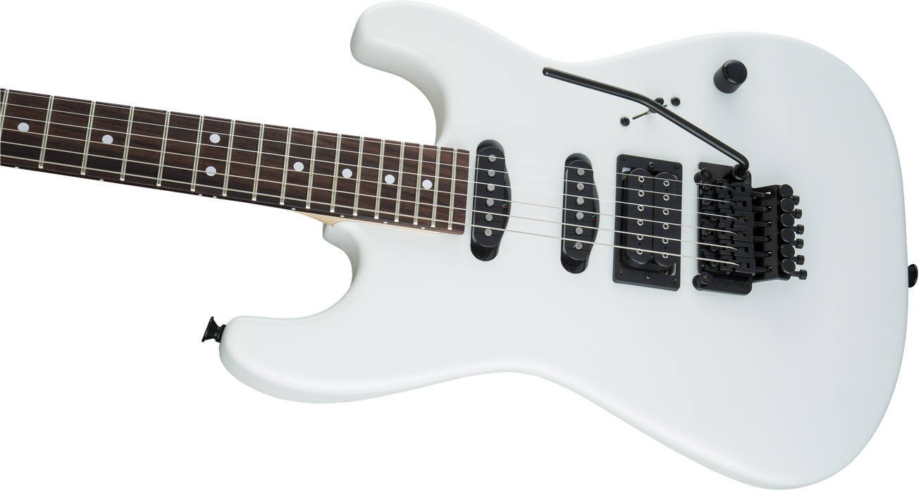 Charvel USA Select San Dimas Style 1 HSS FR, Rosewood Fingerboard, Snow Blind Satin