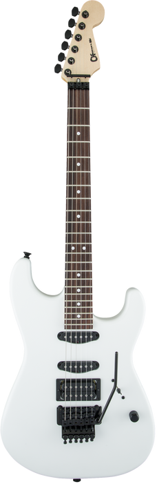 Charvel USA Select San Dimas Style 1 HSS FR, Rosewood Fingerboard, Snow Blind Satin