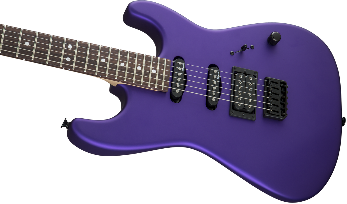 Charvel USA Select San Dimas Style 1 HSS HT, Rosewood Fingerboard, Satin Plum