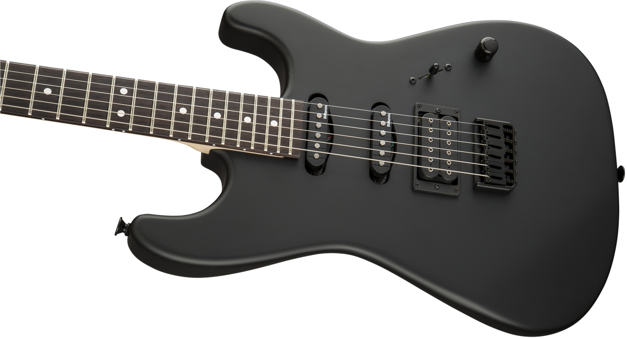 Charvel USA Select San Dimas Style 1 HSS HT, Rosewood Fingerboard, Pitch Black