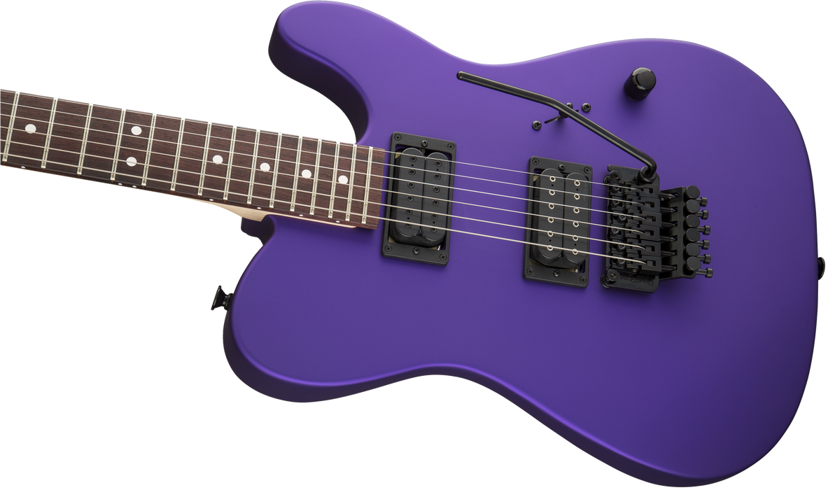Charvel USA Select San Dimas Style 2 HH FR, Rosewood Fingerboard, Satin Plum