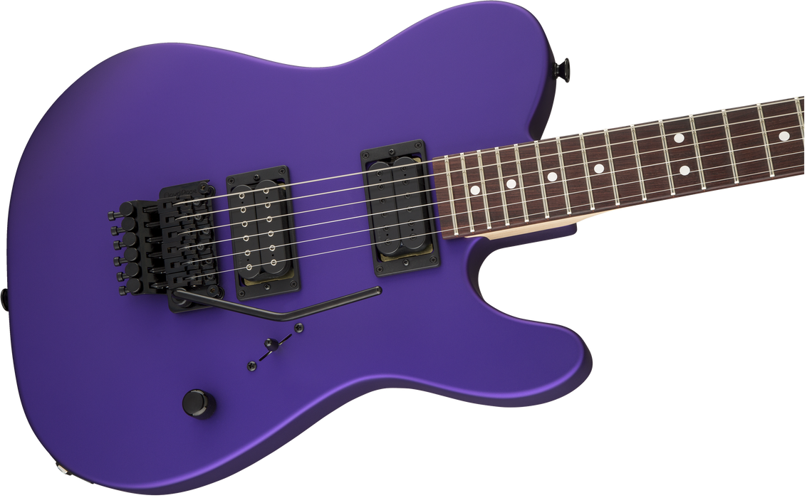Charvel USA Select San Dimas Style 2 HH FR, Rosewood Fingerboard, Satin Plum