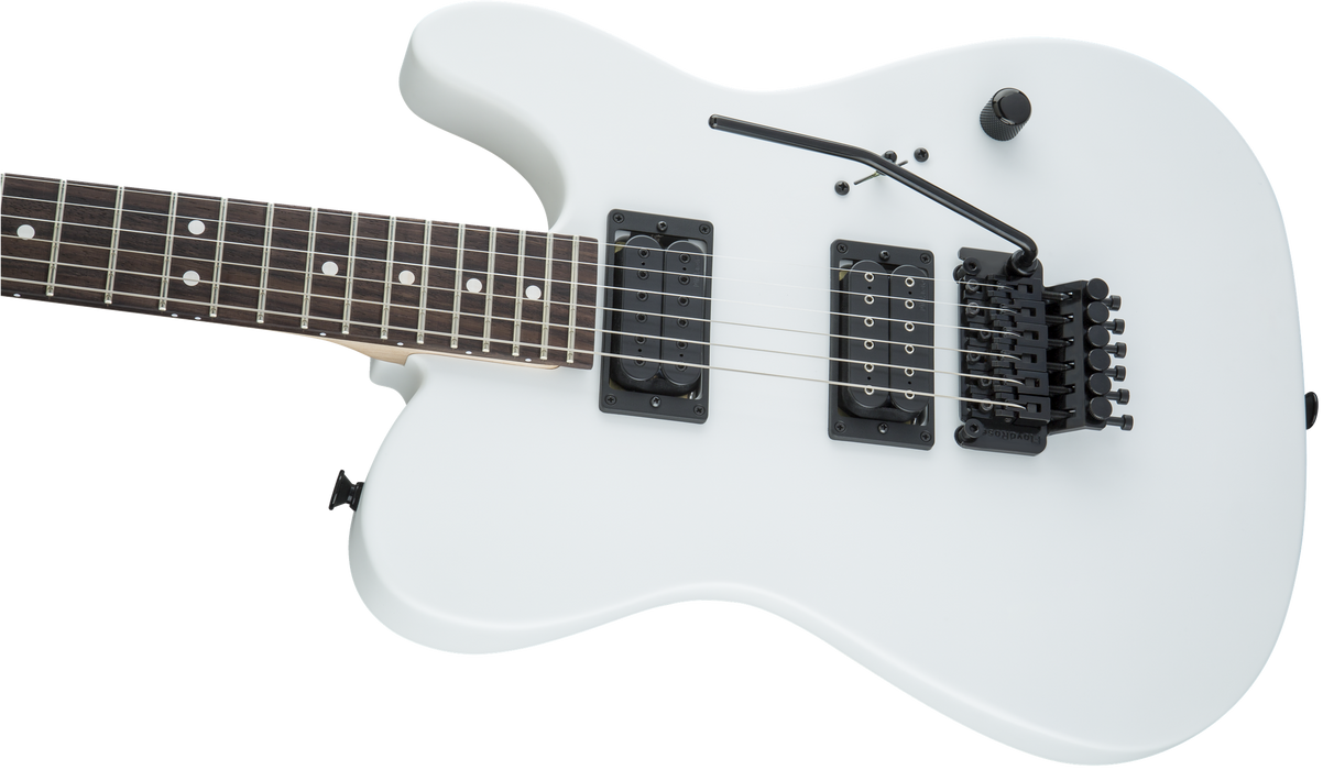 Charvel USA Select San Dimas Style 2 HH FR, Rosewood Fingerboard, Snow Blind Satin