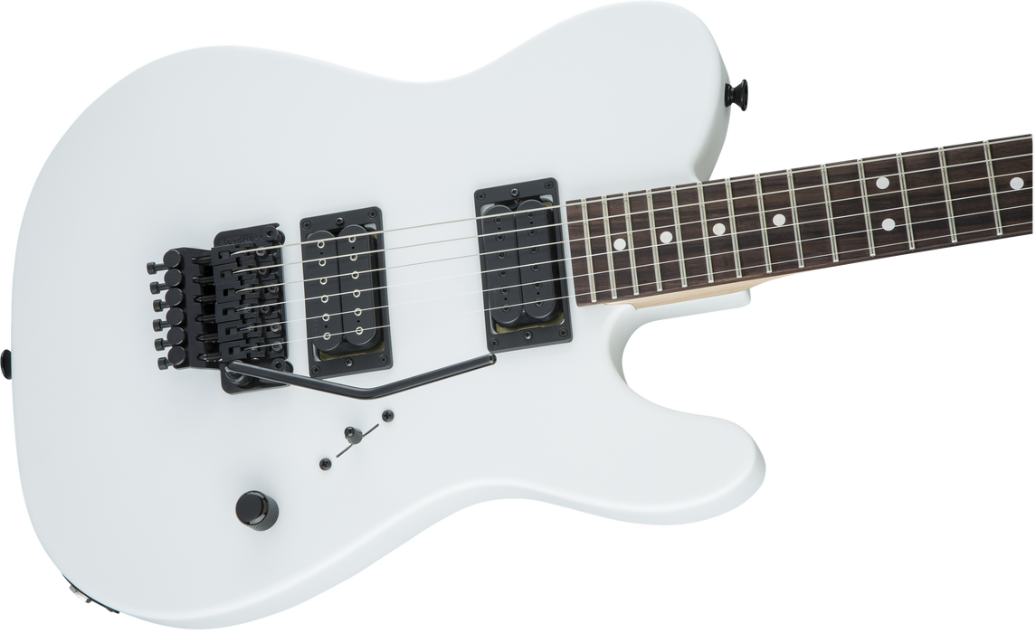 Charvel USA Select San Dimas Style 2 HH FR, Rosewood Fingerboard, Snow Blind Satin