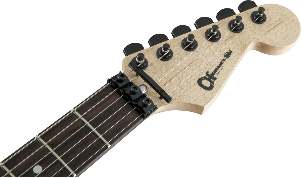 Charvel USA Select San Dimas Style 2 HH FR, Rosewood Fingerboard, Snow Blind Satin