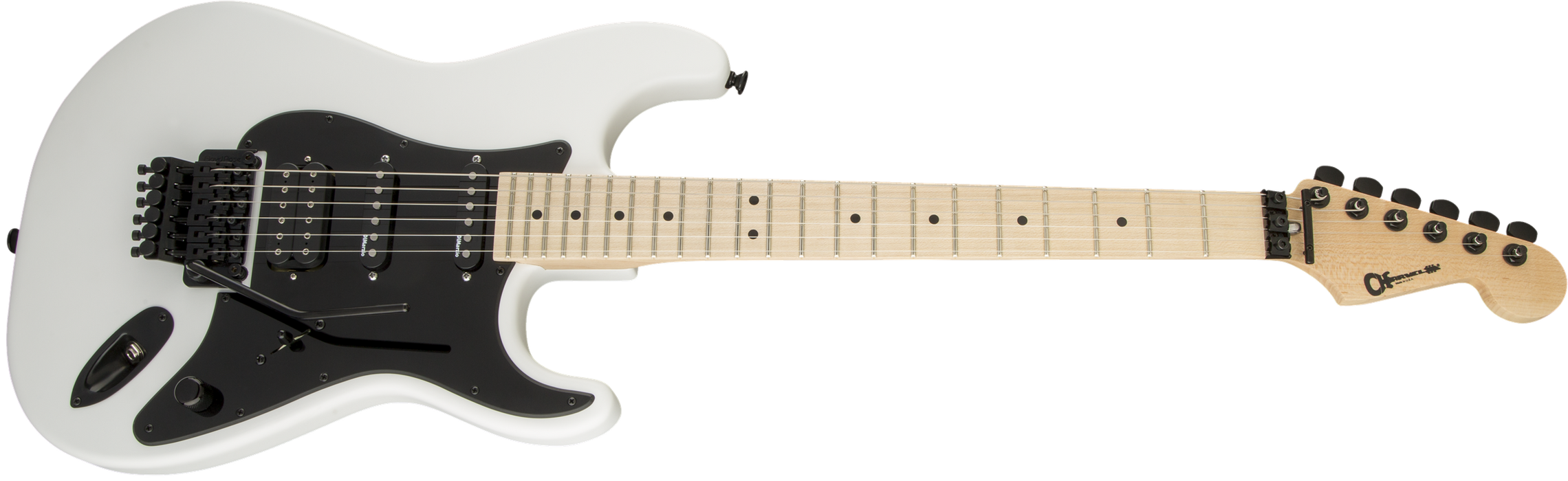 Charvel USA Select So-Cal HSS FR, Maple Fingerboard, Snow Blind Satin