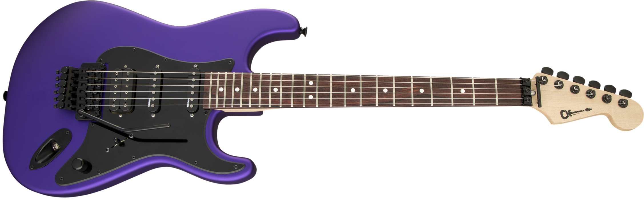 Charvel USA Select So-Cal HSS FR, Rosewood Fingerboard, Satin Plum
