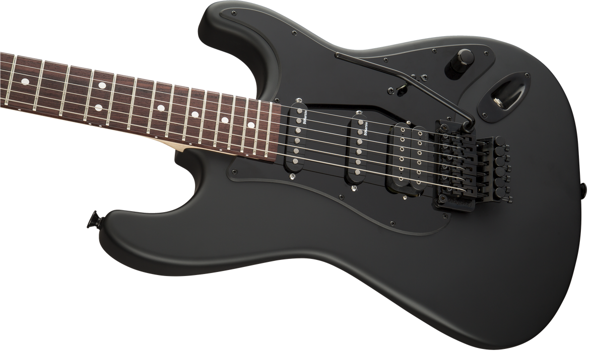 Charvel USA Select So-Cal HSS FR, Rosewood Fingerboard, Pitch Black