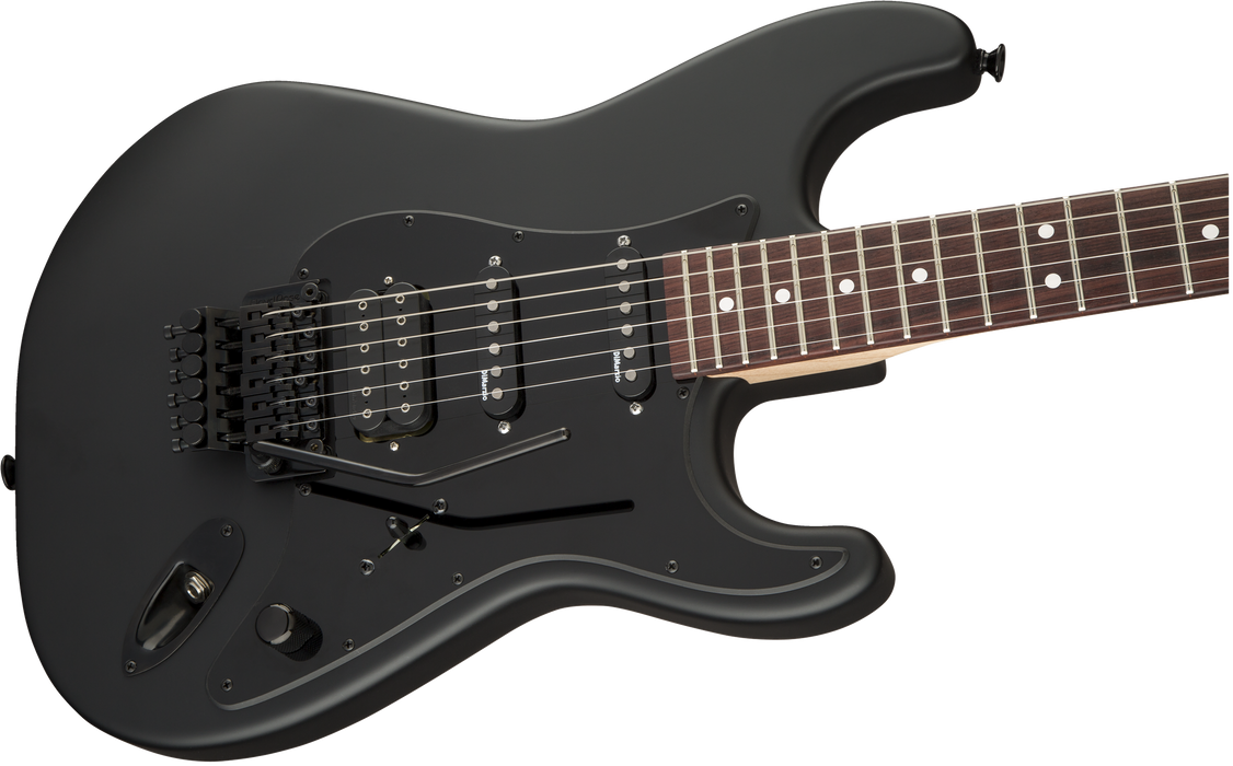 Charvel USA Select So-Cal HSS FR, Rosewood Fingerboard, Pitch Black
