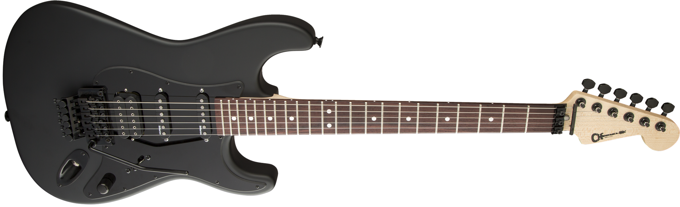 Charvel USA Select So-Cal HSS FR, Rosewood Fingerboard, Pitch Black