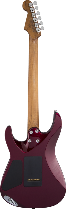 Charvel USA Select DK24 HH 2PT CM, Caramelized Flame Maple Fingerboard, Oxblood
