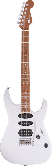 Charvel USA Select DK24 HSS 2PT CM, Caramelized Maple Fingerboard, Quicksilver