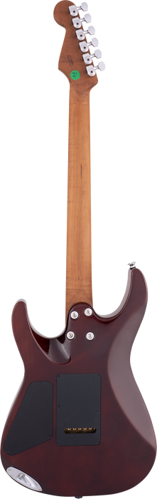 Charvel USA Select DK24 HSS 2PT CM QM, Caramelized Maple Fingerboard, Blue Burst