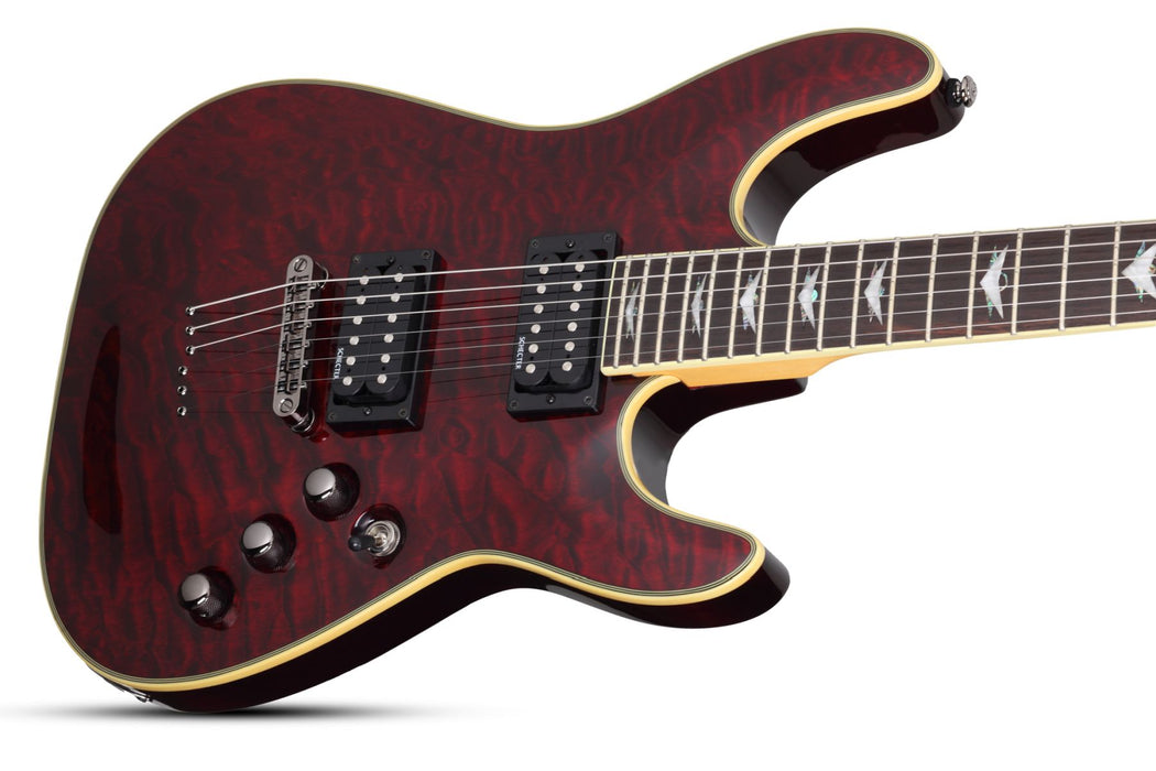 Schecter Omen Extreme-6 Left-Handed Black Cherry