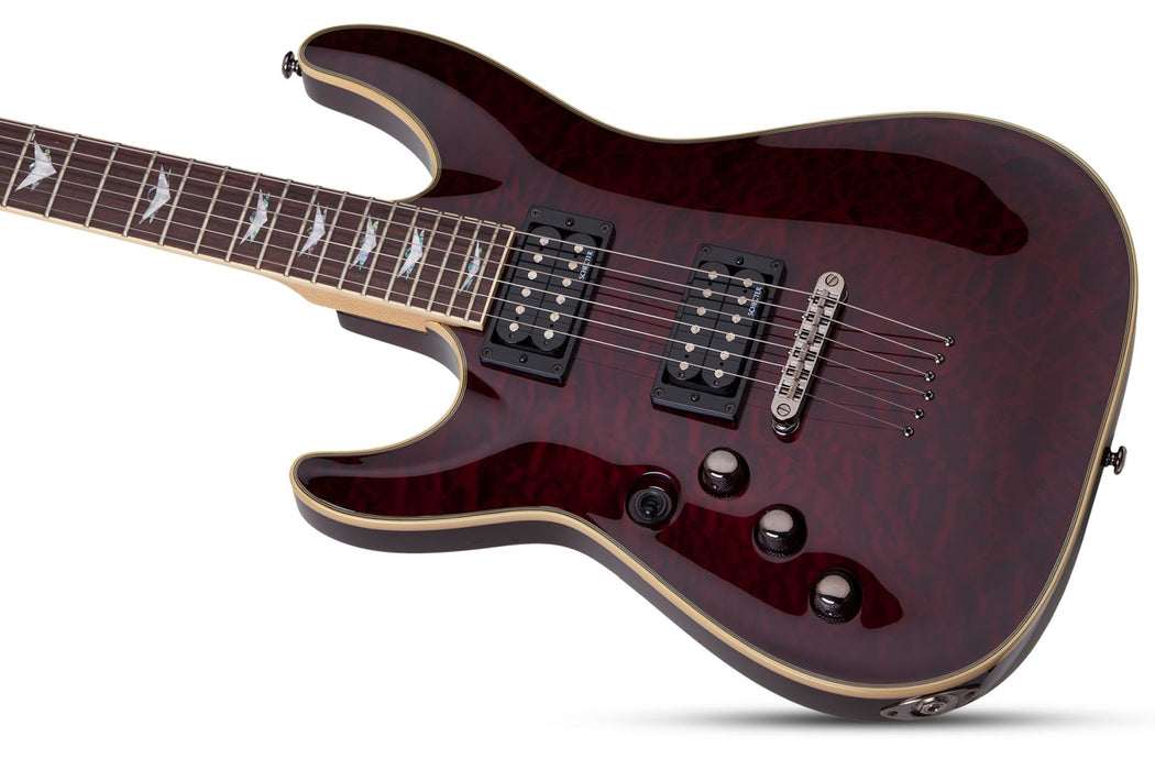 Schecter Omen Extreme-6 Left-Handed Black Cherry