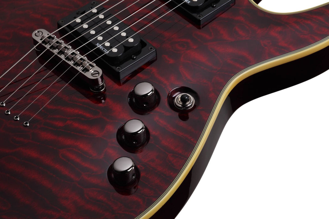 Schecter Omen Extreme-6 Left-Handed Black Cherry