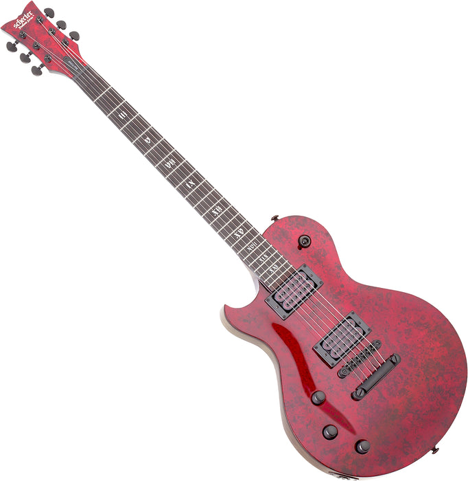 Schecter Solo-II Apocalypse Red Reign Left-Handed Red Reign