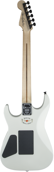Charvel Warren DeMartini USA Signature Frenchie, Maple Fingerboard, Snow White w/ Frenchie Graphic