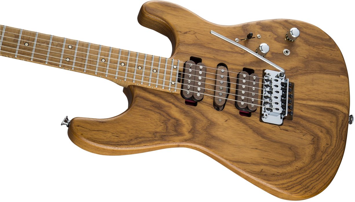 Charvel Guthrie Govan Signature HSH Caramelized Ash, Caramelized Flame Maple Fingerboard, Natural