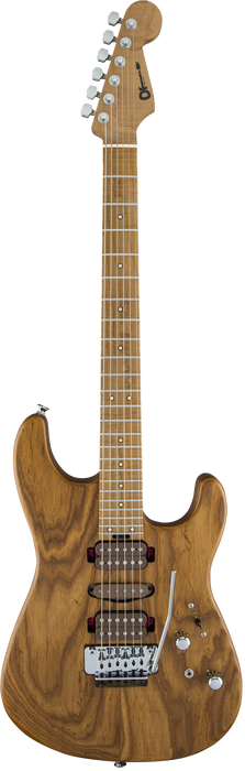 Charvel Guthrie Govan Signature HSH Caramelized Ash, Caramelized Flame Maple Fingerboard, Natural