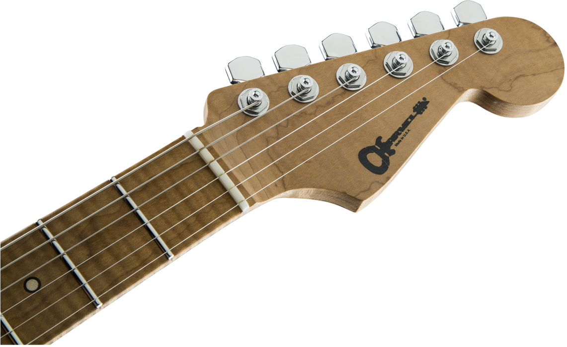 Charvel Guthrie Govan Signature HSH Caramelized Ash, Caramelized Flame Maple Fingerboard, Natural