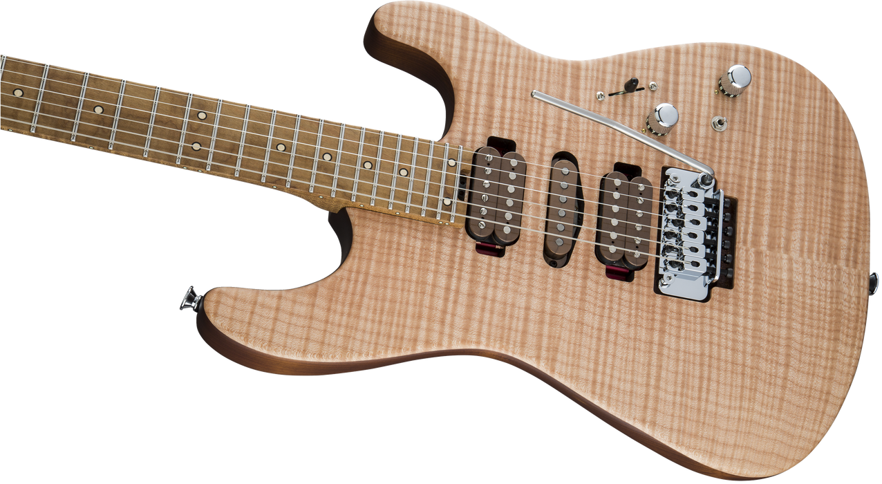 Charvel Guthrie Govan Signature HSH Flame Maple, Caramelized Flame Maple Fingerboard, Natural