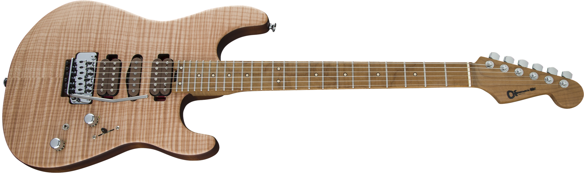 Charvel Guthrie Govan Signature HSH Flame Maple, Caramelized Flame Maple Fingerboard, Natural