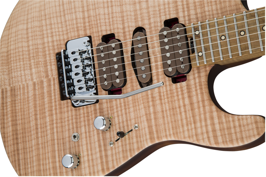 Charvel Guthrie Govan Signature HSH Flame Maple, Caramelized Flame Maple Fingerboard, Natural