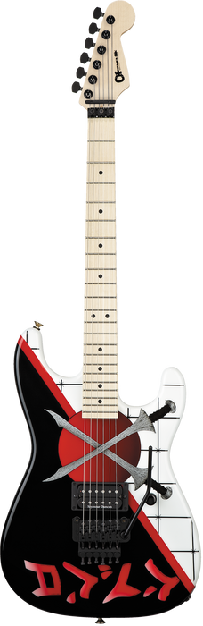 Charvel Warren DeMartini USA Signature San Dimas, Maple Fingerboard, Cross Swords