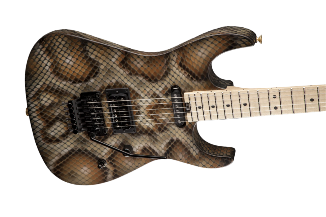Charvel Warren DeMartini USA Signature Snake, Maple Fingerboard, Snakeskin