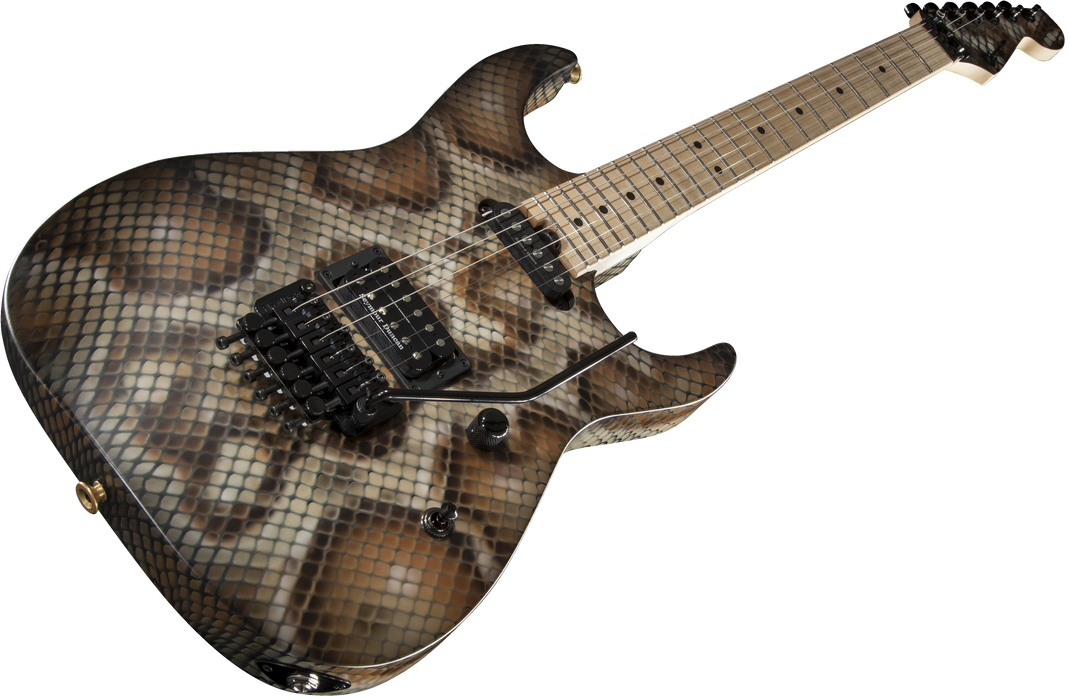 Charvel Warren DeMartini USA Signature Snake, Maple Fingerboard, Snakeskin