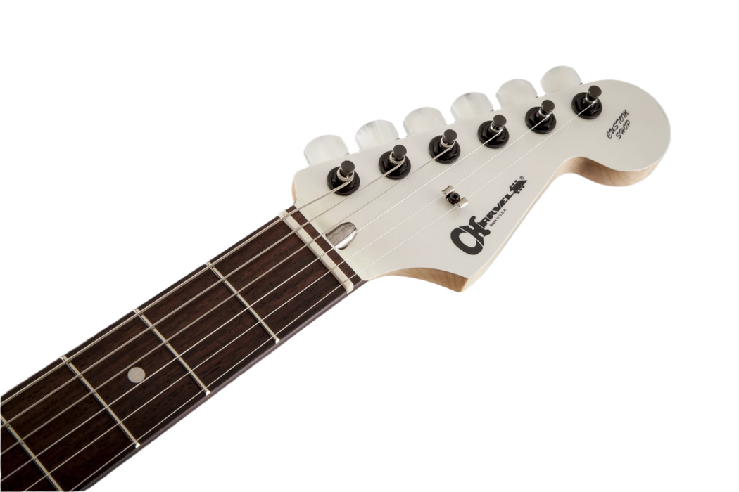 Charvel Jake E Lee USA Signature Model, Rosewood Fingerboard, Pearl White w/ Lavender Hue
