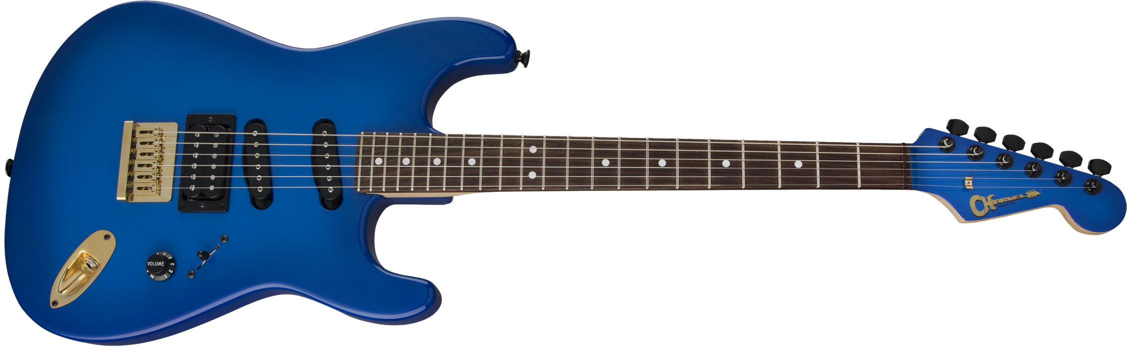 Charvel Jake E Lee USA Signature Blue Burst, Rosewood Fingerboard, Blue Burst