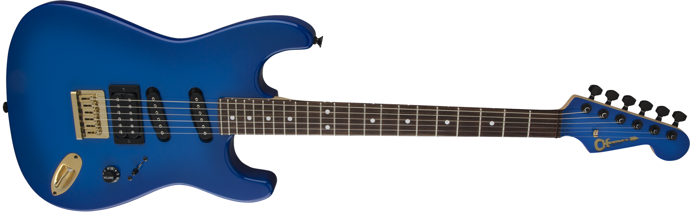 Charvel Jake E Lee USA Signature Blue Burst, Rosewood Fingerboard, Blue Burst