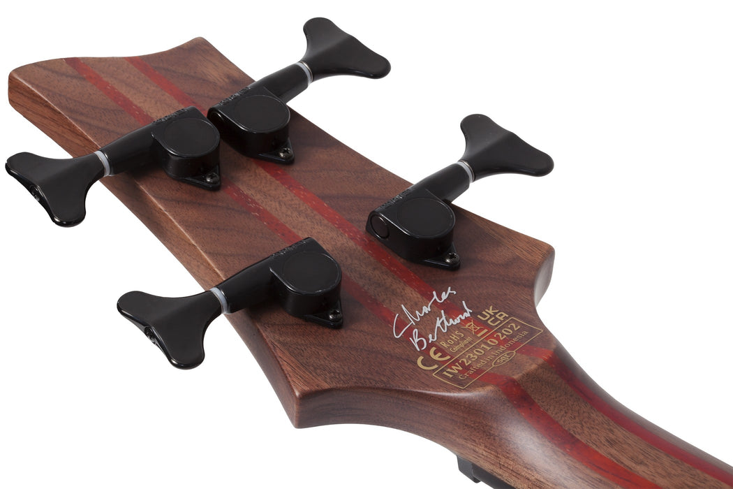 Schecter Charles Berthoud CB-4 See Thru Black Satin