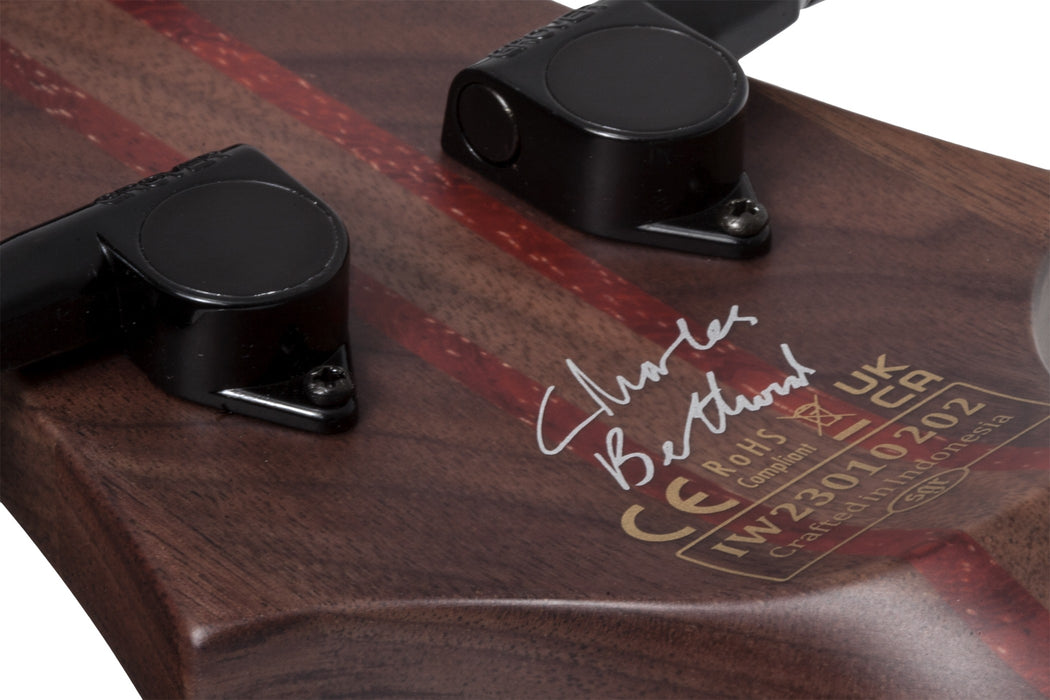 Schecter Charles Berthoud CB-4 See Thru Black Satin