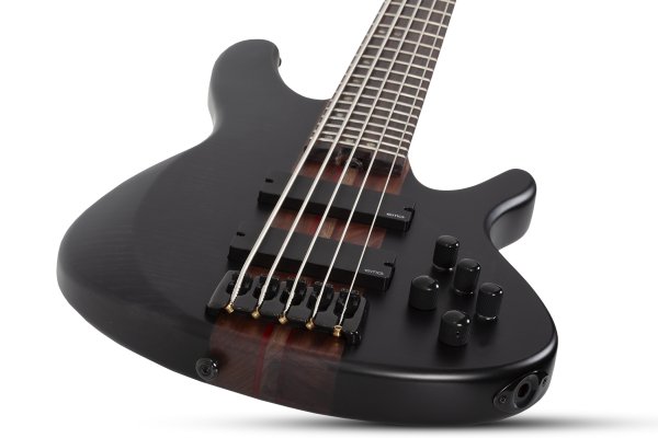 Schecter Charles Berthoud CB-5, SeeThru Black Satin