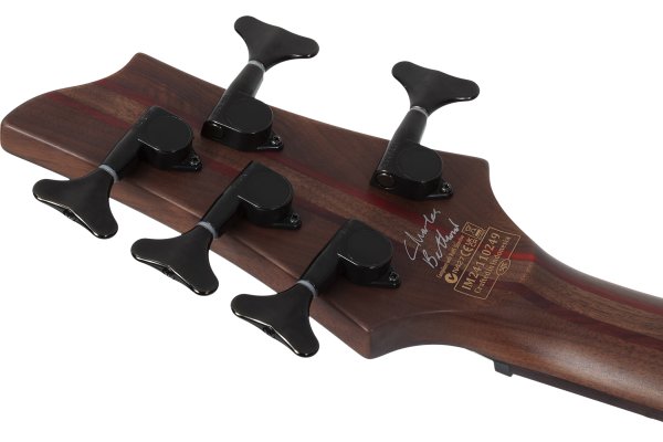 Schecter Charles Berthoud CB-5, SeeThru Black Satin