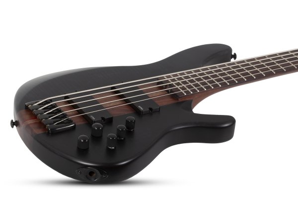 Schecter Charles Berthoud CB-5, SeeThru Black Satin