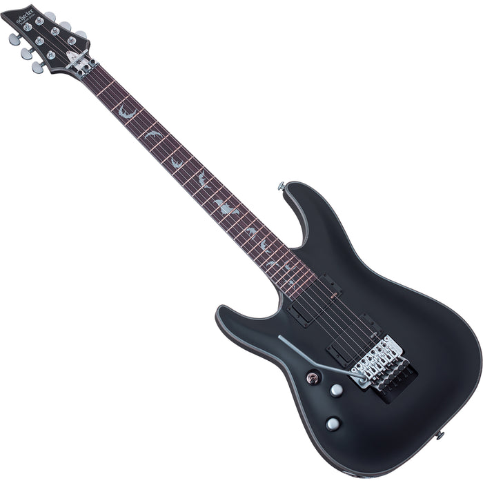 Schecter Damien Platinum-6 Fr Left-Handed Satin Black