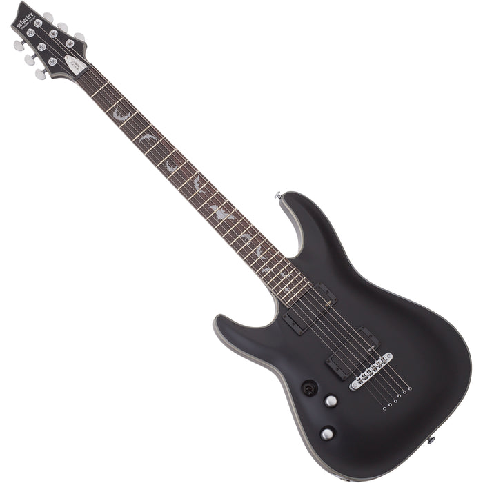 Schecter Damien Platinum-6 Left-Handed Satin Black