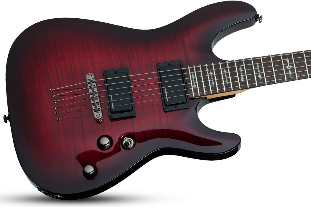 Schecter Demon-6 Crimson Red Burst