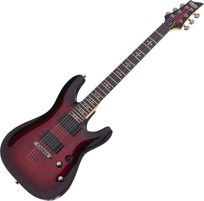 Schecter Demon-6 Crimson Red Burst