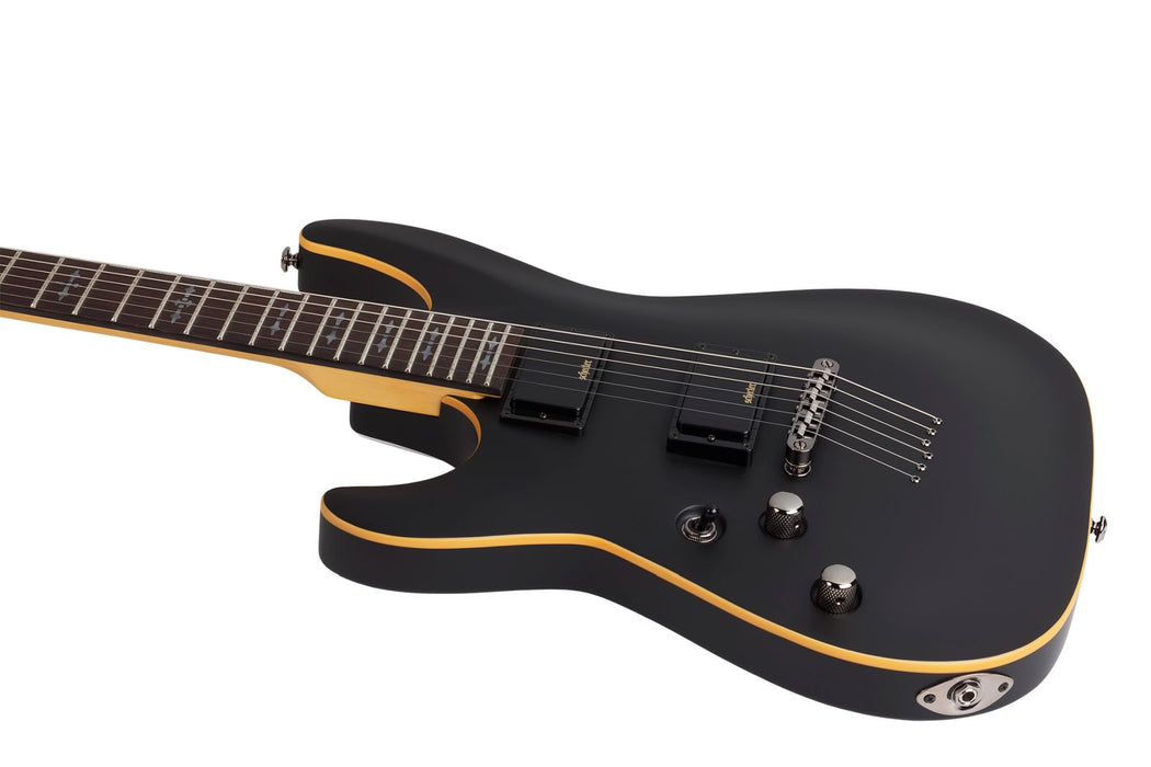 Schecter Demon-6 Left-Handed Satin Black